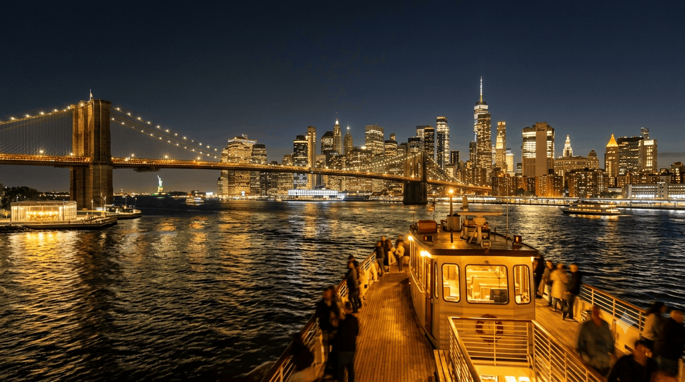 New York City Sightseeing & Hudson River Cruise