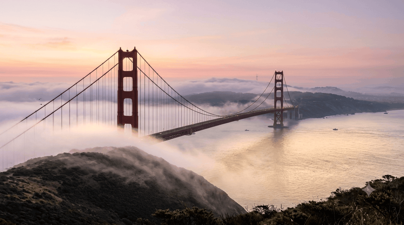 Departure from San Francisco